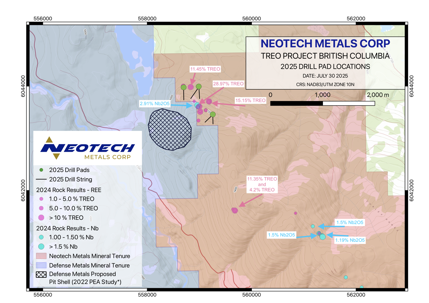 NeoTech Metals CSE - NTMC OTCQB - NTMFF FSE - V690 News Release Fig 1