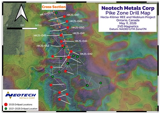 NeoTech Metals CSE - NTMC OTCQB - NTMFF FSE - V690 News Release May 11 2026 Map 2
