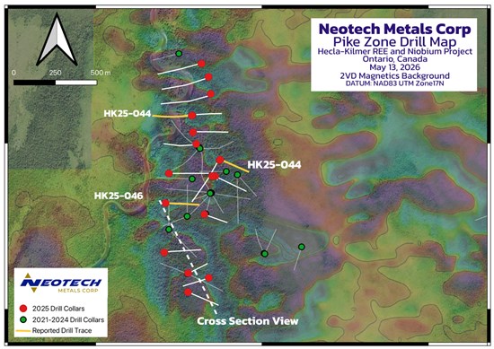 NeoTech Metals CSE - NTMC OTCQB - NTMFF FSE - V690 News Release May 13 2026 Map 1